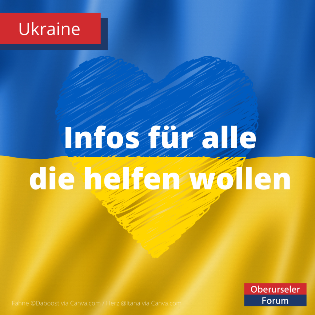 Infos für alle, die helfen wollen